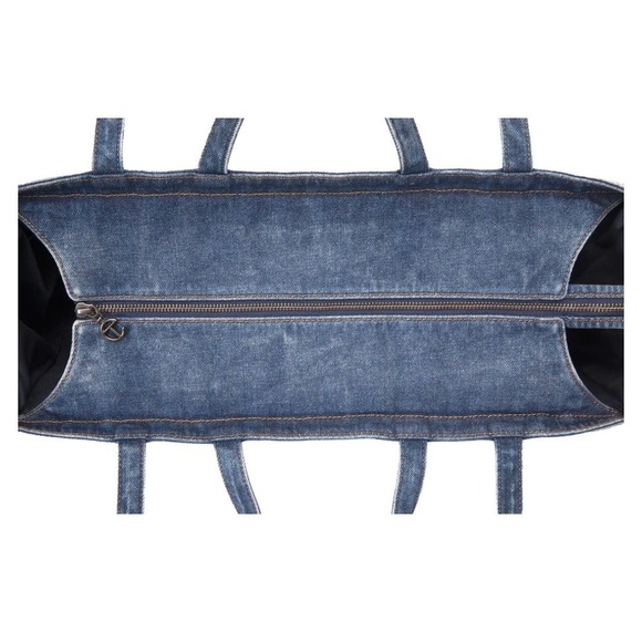 Large Telfar denim shopping bag - Picture 4 of 11